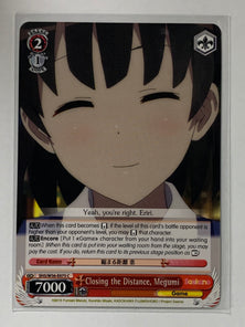 Closing the Distance, Megumi - SHS/W56-E075 C - Weiss Schwarz Saekano How to Raise a Boring Girlfriend