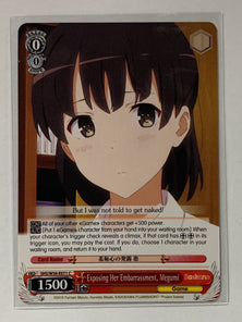 Exposing Her Embarrassment, Megumi - SHS/W56-E071 C - Weiss Schwarz Saekano How to Raise a Boring Girlfriend