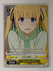Flustered, Eriri - SHS/W56-E011 R - Weiss Schwarz Saekano How to Raise a Boring Girlfriend