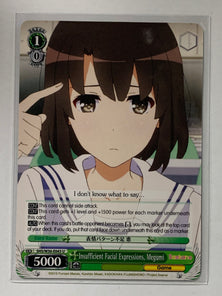 Insufficient Facial Expressions, Megumi - SHS/W56-E043 U - Weiss Schwarz Saekano How to Raise a Boring Girlfriend
