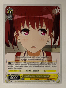 Overflowing Talent, Izumi - SHS/W56-E013 U - Weiss Schwarz Saekano How to Raise a Boring Girlfriend