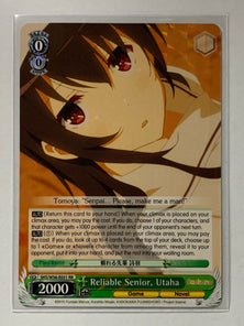 Reliable Senior, Utaha - SHS/W56-E031 RR - Weiss Schwarz Saekano How to Raise a Boring Girlfriend