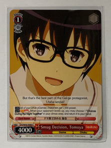 Smug Decision, Tomoya - SHS/W56-E068 U - Weiss Schwarz Saekano How to Raise a Boring Girlfriend