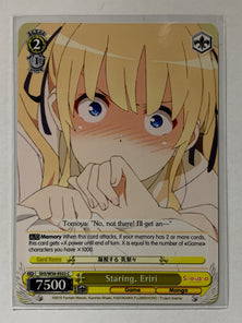 Staring, Eriri - SHS/W56-E022 C - Weiss Schwarz Saekano How to Raise a Boring Girlfriend