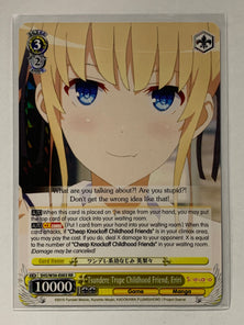 Tsundere Trope Childhood Friend, Eriri - SHS/W56-E003 RR - Weiss Schwarz Saekano How to Raise a Boring Girlfriend