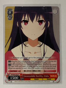 Unconcealable Hostility, Utaha - SHS/W56-E070 C - Weiss Schwarz Saekano How to Raise a Boring Girlfriend
