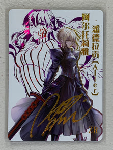 Artoria Pendragon (Saber) Alter (Signature Card) - NS-5M04-006 ZR - Goddess Story 5M04