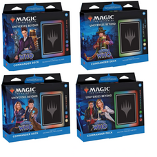 Magic The Gathering Doctor Who Commander Decks Set of 4